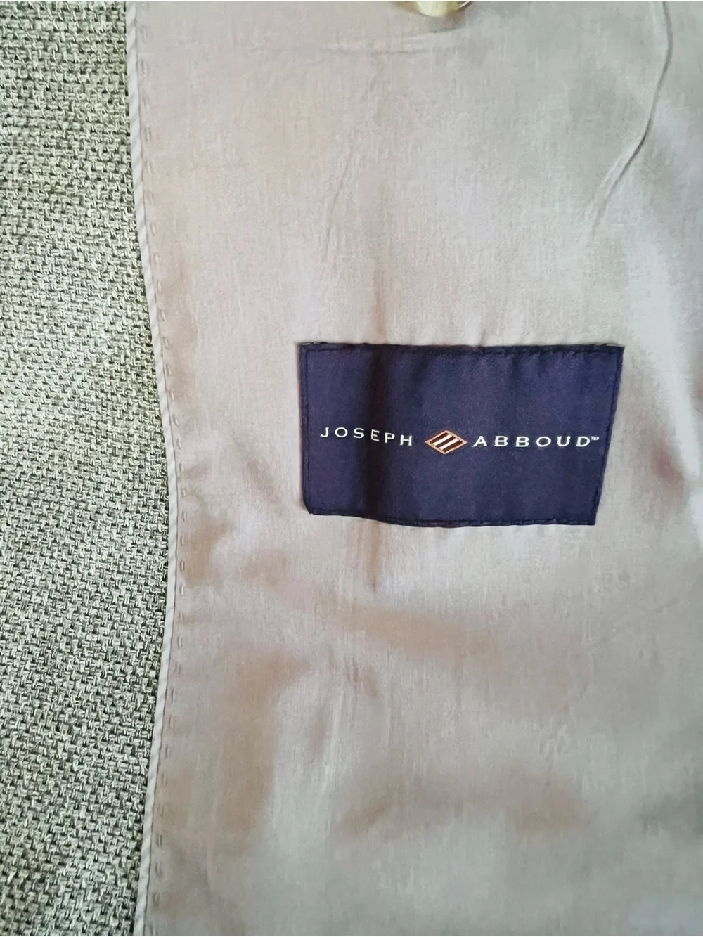NWOT, Joseph Abboud Light Green Textured Sport Coat